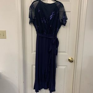 Navy Blue Cocktail Dress